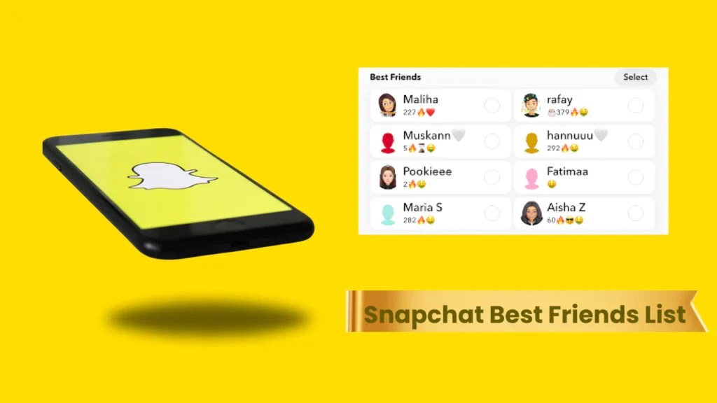 Snapchat Best Friends List